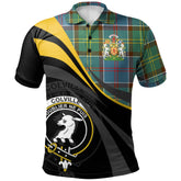 Clan Colville Tartan Polo Shirt - Royal Coat Of Arms Style AS83 Colville Tartan Tartan Polo